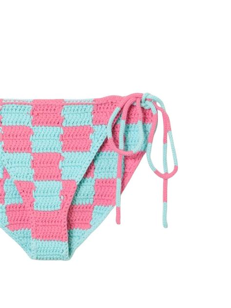 farfetch burberry bikini|burberry crochet bikini.